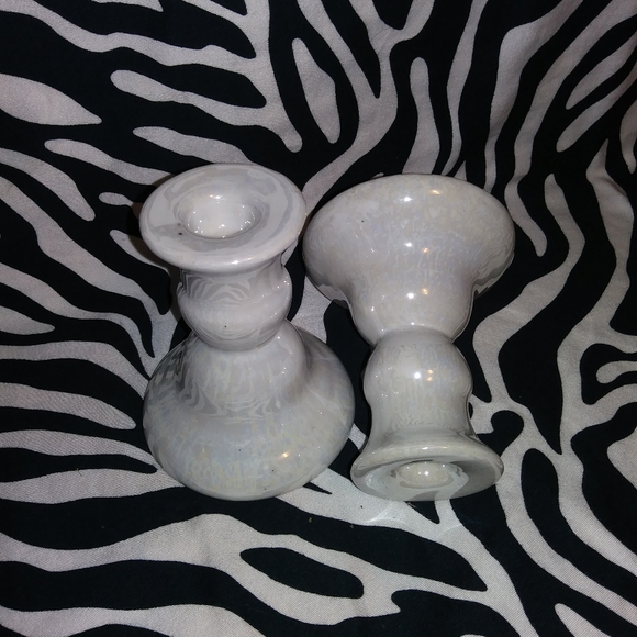 VTG Fabrique En Chine 2 Candle Holder Set - Picture 4 of 7